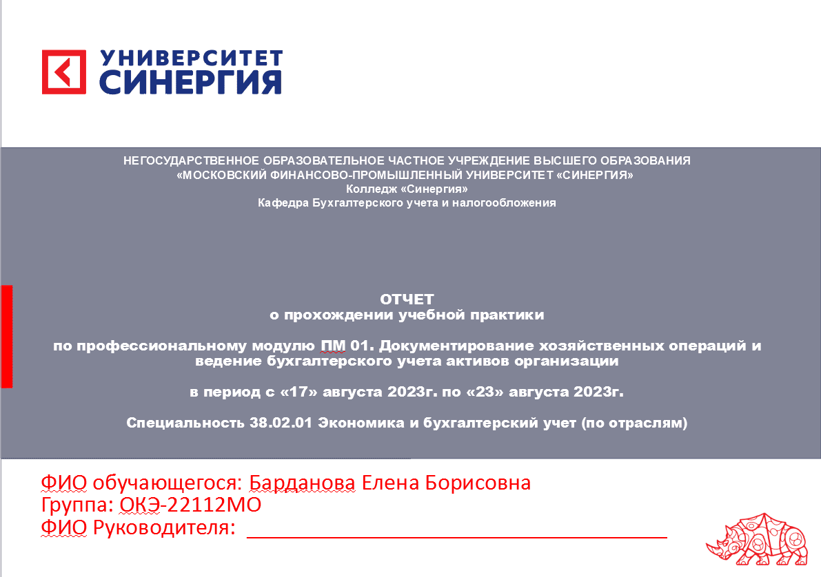 презентация синергия практика